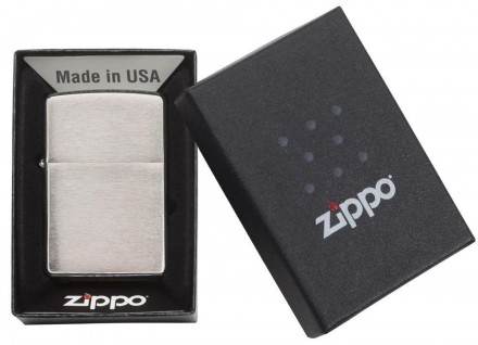Зажигалка ZIPPO 200 Brushed Chrome