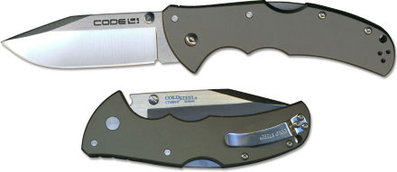 Нож складной Cold Steel 58TPCC Code-4 Clip Point CTS XHP