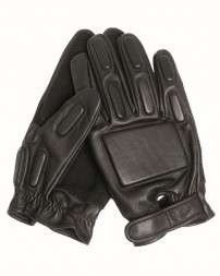 Перчатки кожаные Mil-Tec Security (черный)
