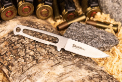Нож Kizlyar Supreme STURM mini AUS-10CO SW LS (StoneWash, Leather Sheath)