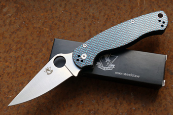 Нож складной Steelclaw S3 Боец-2 Carbon Blue