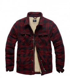 Куртка CLASS SHERPA (Red Check) Vintage Ind.