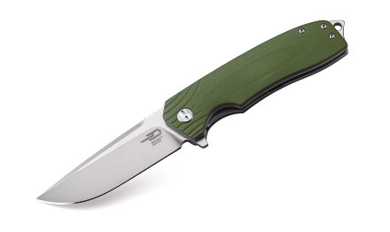 Нож складной Bestech knives BG01B LION Green G10