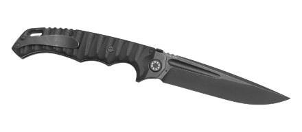 Нож складной НОКС Кугуар (Black Aus-8, Black G10) 332-589406