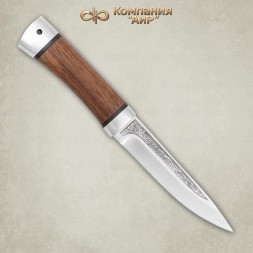 Нож АиР Пескарь 95х18 орех