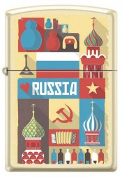 Зажигалка ZIPPO 216 Russian Postcard
