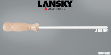 Мусат керамический Lansky LSS8CMW 20см 800грит белый