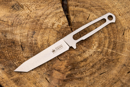 Нож Kizlyar Supreme Aggressor mini N690 SW LS (StoneWash, Leather Sheath)