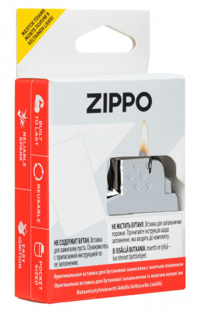 Газовый вставной блок для широкой зажигалки Zippo (одинарное жёлтое пламя)