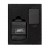 Подарочный набор ZIPPO 49402: зажигалка Black Crackle® и черный нейлоновый чехол