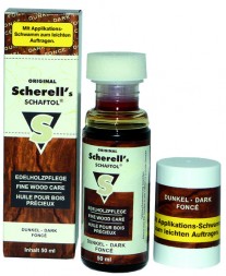Средство Ballistol Scherell Schaftol 50мл (темно-коричневое) для обработки дерева