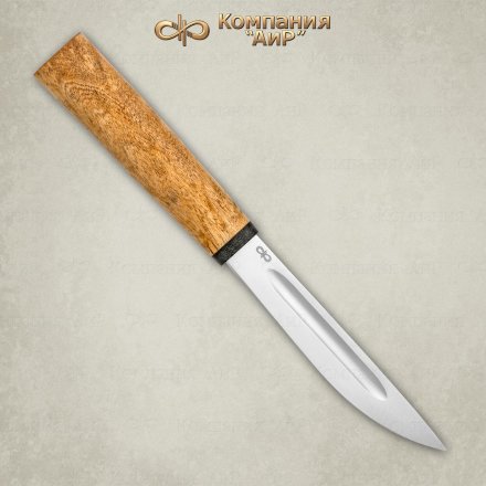 Нож АиР Якут 95х18 карельская береза