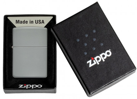 Зажигалка ZIPPO 49452 Classic Flat Grey