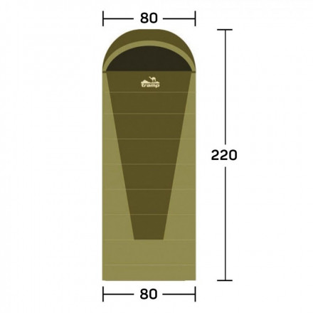 TRS-054L Tramp мешок спальный Sherwood (левый)