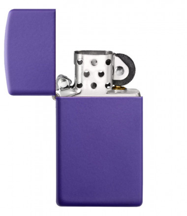 Зажигалка ZIPPO 1637 Slim® Purple Matte