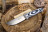 Нож Kizlyar Supreme NIKKI D2 SW G10-BH LS (StoneWash, G10 Black Handle, Leather Sheath)