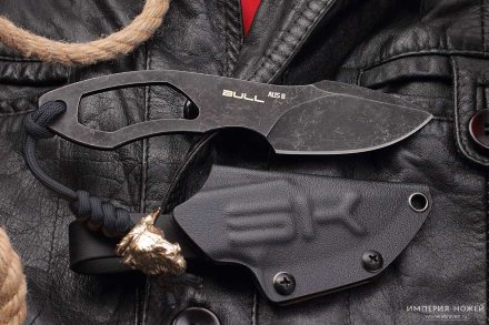 Нож Special Knives BULL BlackWash (темляк, бусина)