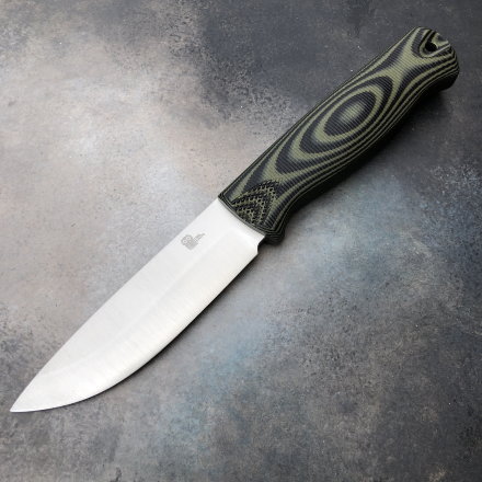Нож OWL Knife HOOT N690 G10 черно-оливковый (выпуклая линза, kydex)