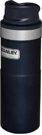 Термокружка STANLEY Classic 0.47L 1-Hand 2.0 Синяя (10-06439-008)