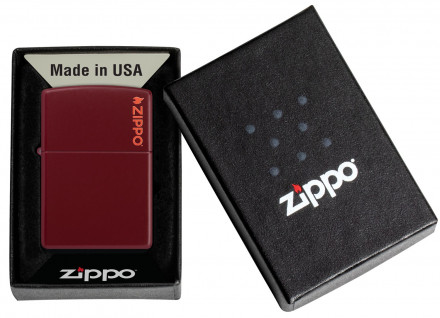 Зажигалка ZIPPO 46021ZL Classic Merlot Zippo Logo