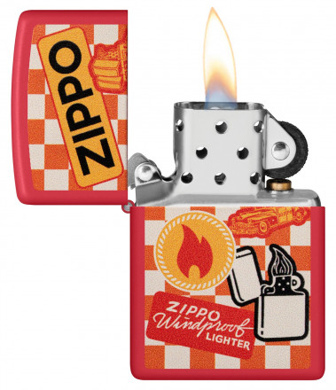 Зажигалка ZIPPO 48998 Retro Zippo Design