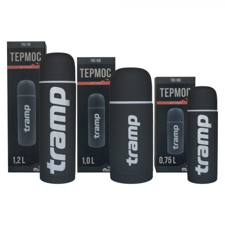 TRC-109 Tramp термос Soft Touch 1,0 л. (Серый)