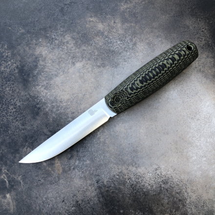 Нож OWL Knife NORTH-S N690 G10 черно-оливковый (выпуклая линза, kydex)
