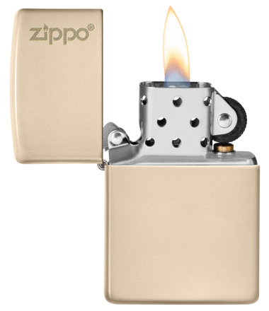 Зажигалка ZIPPO 49453ZL Classic Flat Sand Zippo Logo