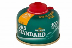 Газовый баллон Tourist GAS STANDARD TBR-100 (резьбовой, 100 гр)