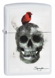 Зажигалка ZIPPO 29644 Spazuk Cardinal on Skull Design