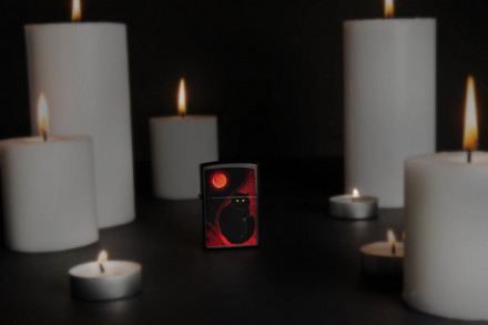 Зажигалка ZIPPO 48453 Black Cat Design