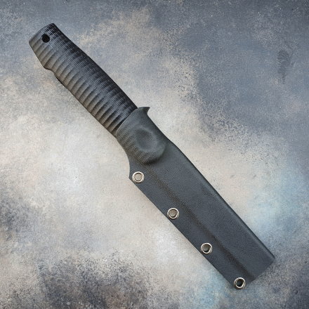 Нож OWL Knife NORTH N690 G10 черный (выпуклая линза, kydex)