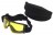 Тактические очки (черная оправа, желтая линза, чехол), Китай