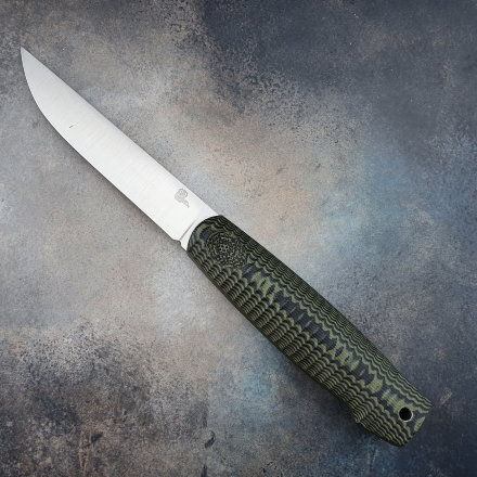 Нож OWL Knife NORTH N690 G10 черно-оливковый (выпуклая линза, kydex)