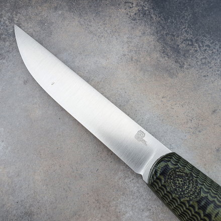Нож OWL Knife NORTH N690 G10 черно-оливковый (выпуклая линза, kydex)
