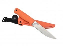 Нож Кизляр Otus 015308 (Stonewash, эластрон, оранжевый)
