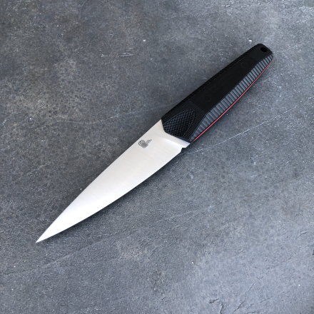 Нож OWL Knife TYTO N690 G10 черный (выпуклая линза, kydex)