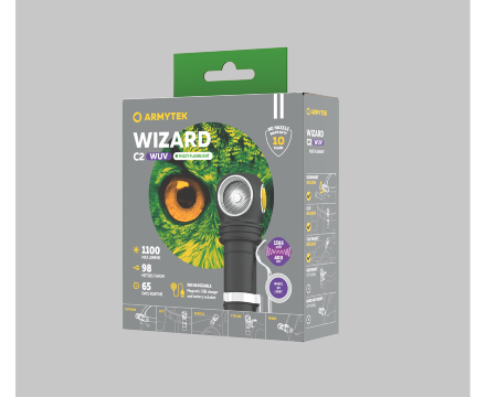 Фонарь Armytek Wizard C2 WUV Magnet USB Белый