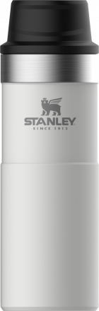 Термокружка STANLEY Classic Trigger Action 0,47L One hand 2.0 (10-06439-032) белая
