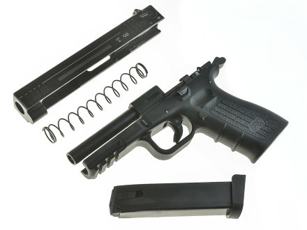 Оружие списанное, охолощенное пистолет К17 CO калибр 10ТК (пепельный)
