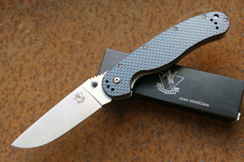 Нож складной Steelclaw RAT06  Carbon Blue Крыса