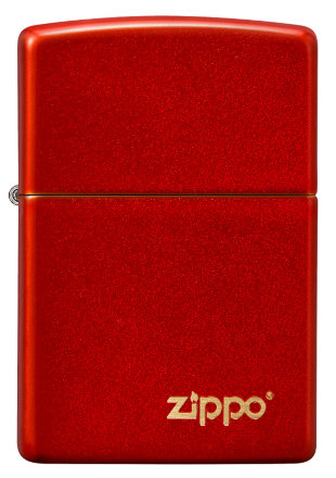 Зажигалка ZIPPO 49475ZL Classic Metallic Red Zippo Logo