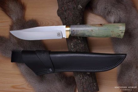 Нож Северная корона Оцелот (стаб. карельская береза)