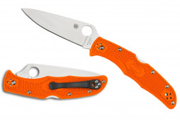 Нож складной Spyderco C10FPOR Endura 4 Flat Ground Orange
