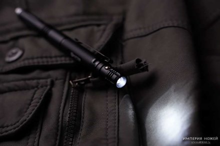 Тактическая ручка - 1 Черная (tool+фонарик) Mr.Blade Shifter