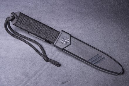 Нож Кизляр Стрела Stonewash черный/шнур (03137)