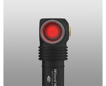 Фонарь Armytek Wizard WR Warm Magnet USB+18650 (WR, красный-белый, 1200 лм, 1x18650) теплый