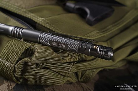 Тактическая ручка - 1 Серая (tool+фонарик) Mr.Blade Shifter