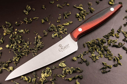 Нож кухонный Alexander MEDIUM SW (Stonewash, рукоять G10)