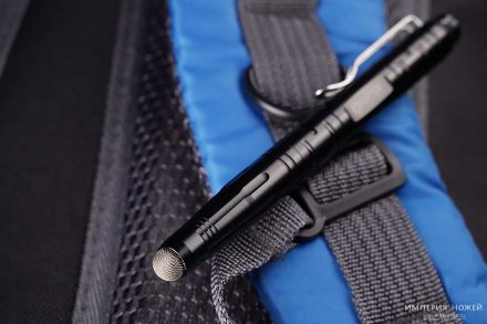Тактическая ручка - 2 Черная (со стилусом) Mr.Blade Shifter